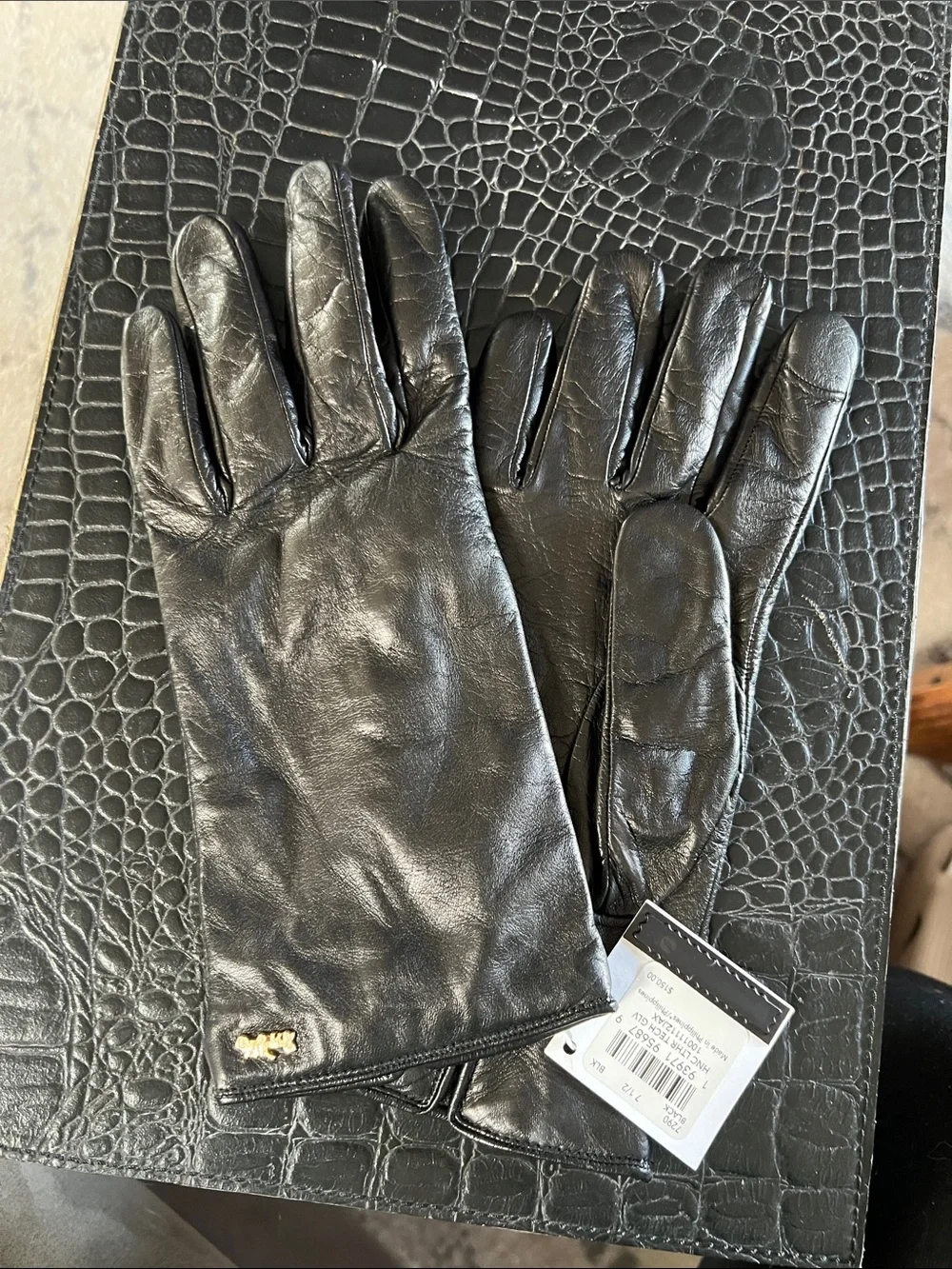 Coach leather gloves size 7.5